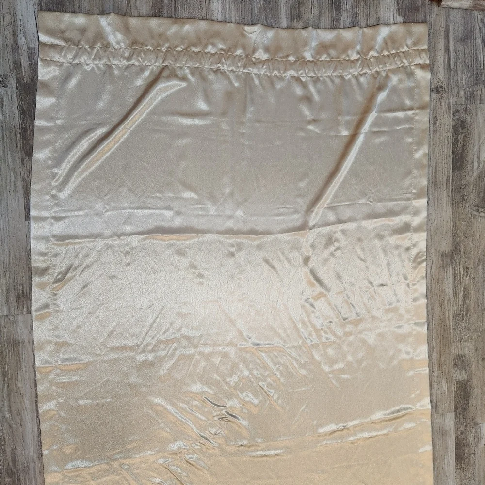 Croscill Satin Champagne Curtain Panels (Set Of 2)-40x82